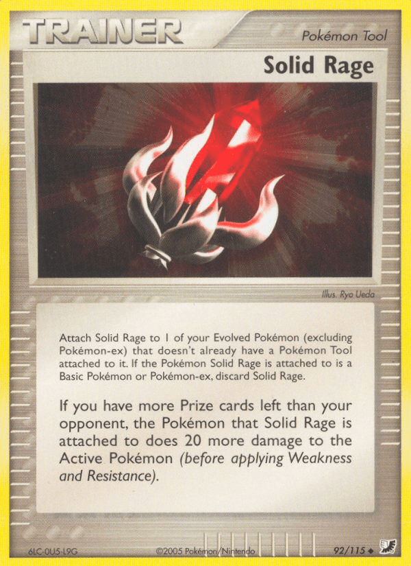 Solid Rage (92/115) [EX: Unseen Forces] Pokemon Single Pokémon  | Multizone: Comics And Games