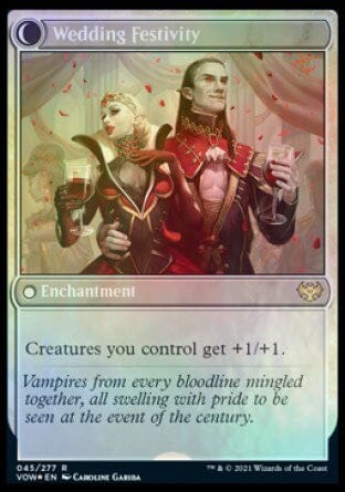 Wedding Announcement // Wedding Festivity [Innistrad: Crimson Vow Prerelease Promos] MTG Single Magic: The Gathering  | Multizone: Comics And Games