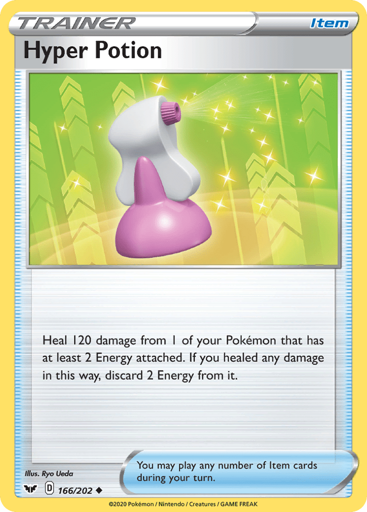 Hyper Potion (166/202) [Sword & Shield: Base Set] Pokemon Single Pokémon  | Multizone: Comics And Games