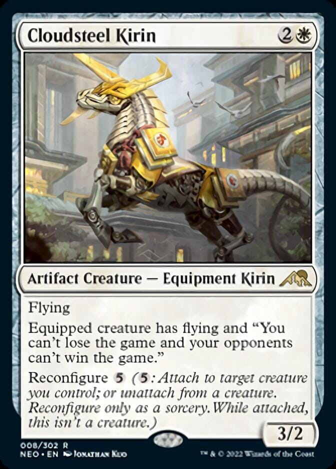 Cloudsteel Kirin [Kamigawa: Neon Dynasty] MTG Single Magic: The Gathering  | Multizone: Comics And Games