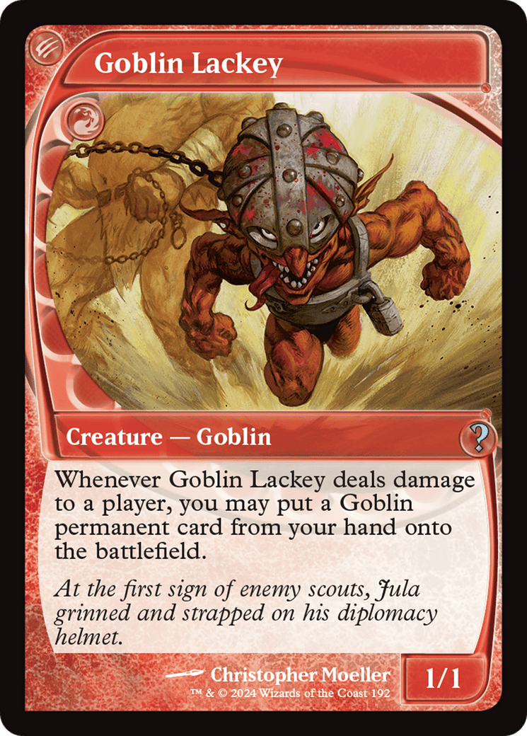 Goblin Lackey (Future Sight) [Mystery Booster 2] MTG Single Magic: The Gathering  | Multizone: Comics And Games