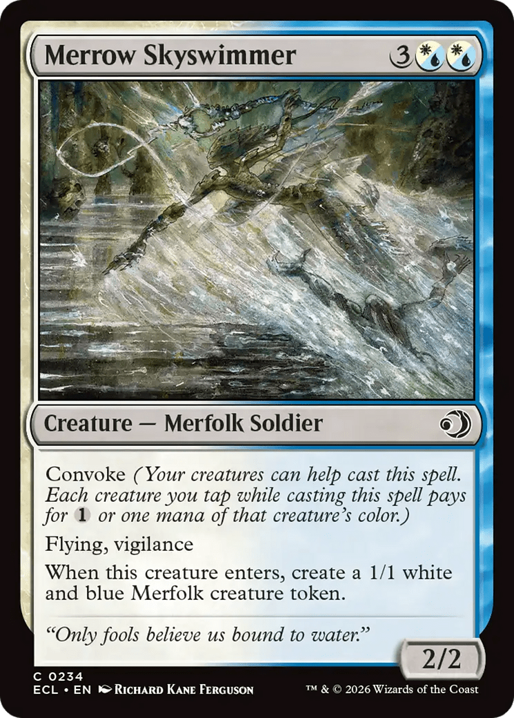 Merrow Skyswimmer [Lorwyn Eclipsed] MTG Single Magic: The Gathering  | Multizone: Comics And Games