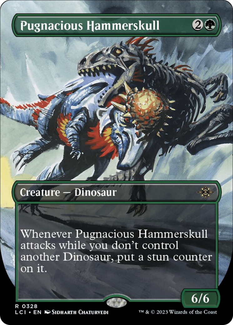 Pugnacious Hammerskull (Borderless) [The Lost Caverns of Ixalan] | Multizone: Comics And Games