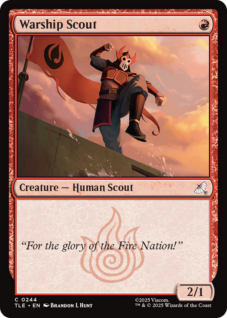 Warship Scout (0244) [Avatar: The Last Airbender: Eternal-Legal] MTG Single Magic: The Gathering  | Multizone: Comics And Games