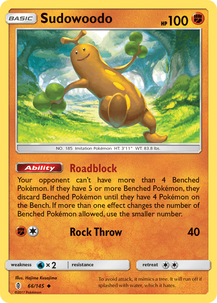 Sudowoodo (66/145) [Sun & Moon: Guardians Rising] Pokemon Single Pokémon  | Multizone: Comics And Games