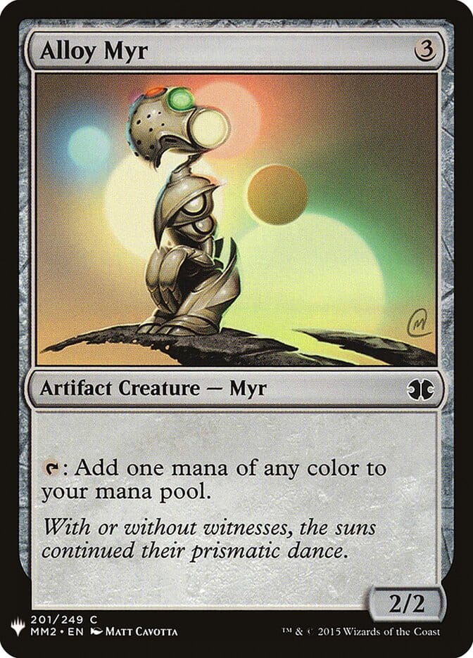 Alloy Myr [Mystery Booster] MTG Single Magic: The Gathering  | Multizone: Comics And Games