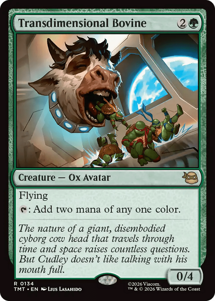 Transdimensional Bovine [Teenage Mutant Ninja Turtles] MTG Single Magic: The Gathering  | Multizone: Comics And Games