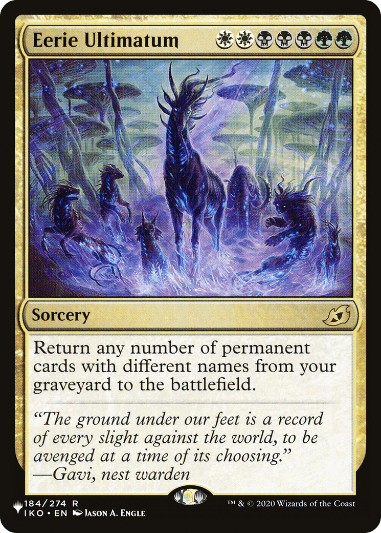 Eerie Ultimatum [The List] MTG Single Magic: The Gathering  | Multizone: Comics And Games