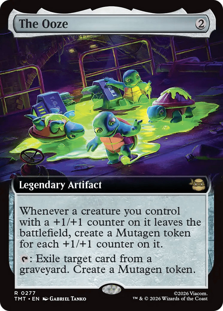 The Ooze (Extended Art) [Teenage Mutant Ninja Turtles] MTG Single Magic: The Gathering  | Multizone: Comics And Games