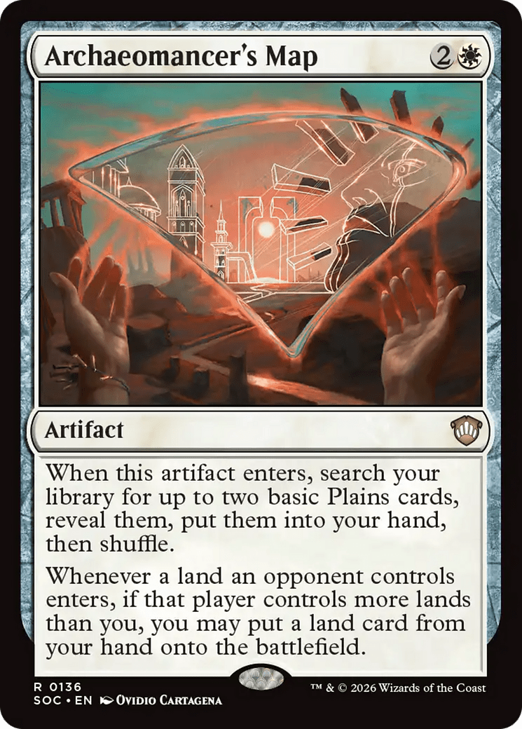 Archaeomancer's Map [Secrets of Strixhaven Commander] MTG Single Magic: The Gathering  | Multizone: Comics And Games