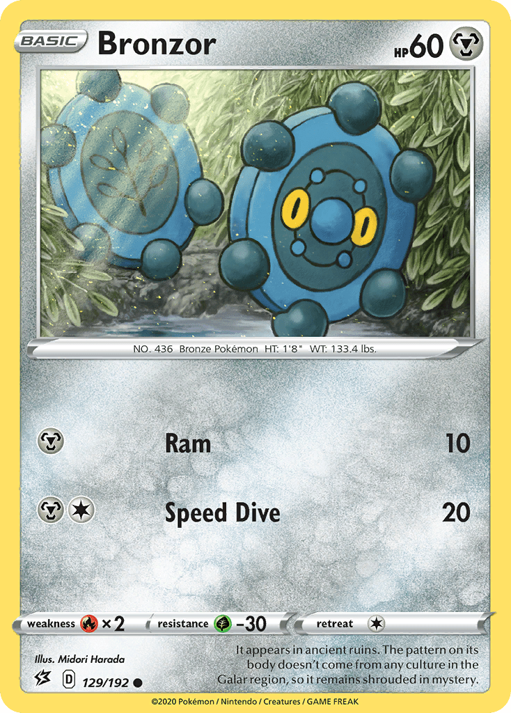 Bronzor (129/192) [Sword & Shield: Rebel Clash] Pokemon Single Pokémon  | Multizone: Comics And Games