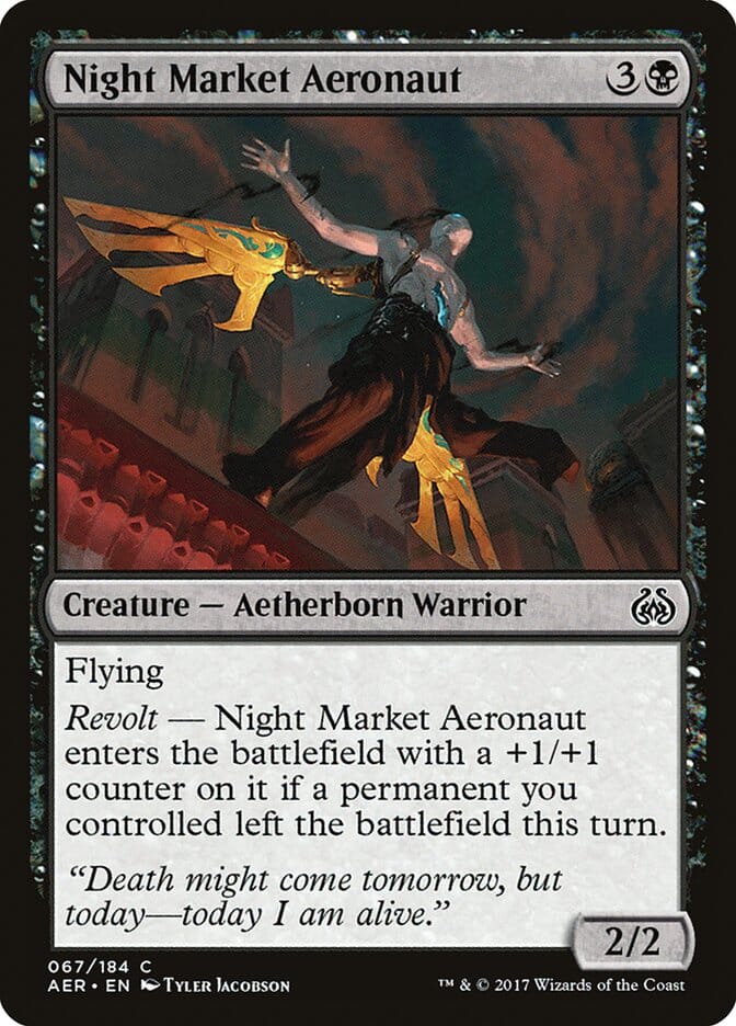 Night Market Aeronaut [Aether Revolt] MTG Single Magic: The Gathering  | Multizone: Comics And Games