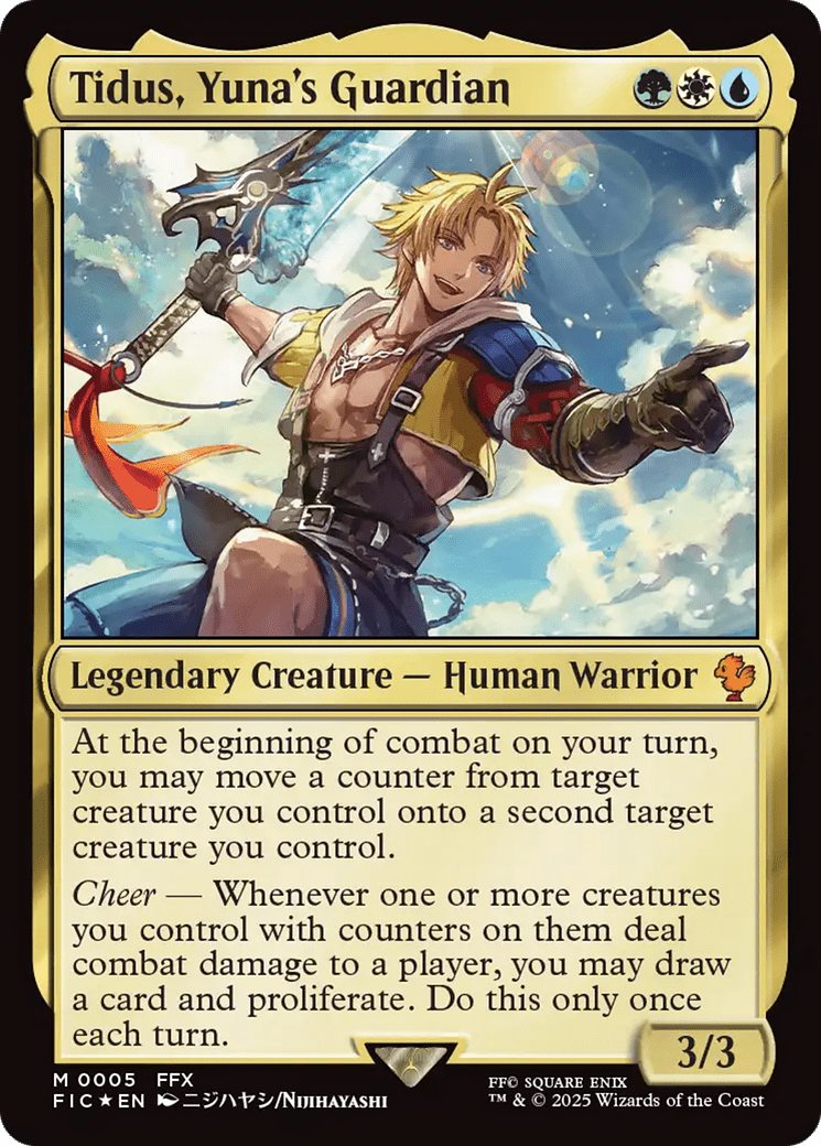 Tidus, Yuna's Guardian [FINAL FANTASY Commander] MTG Single Magic: The Gathering  | Multizone: Comics And Games
