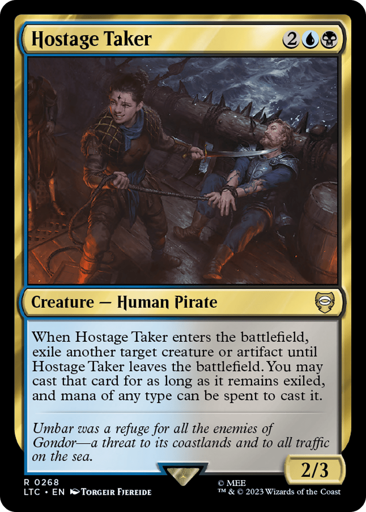 Hostage Taker [The Lord of the Rings: Tales of Middle-Earth Commander] MTG Single Magic: The Gathering  | Multizone: Comics And Games