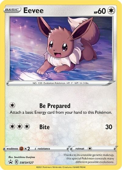 Eevee (SWSH127) [Sword & Shield: Black Star Promos] Pokemon Single Pokémon  | Multizone: Comics And Games
