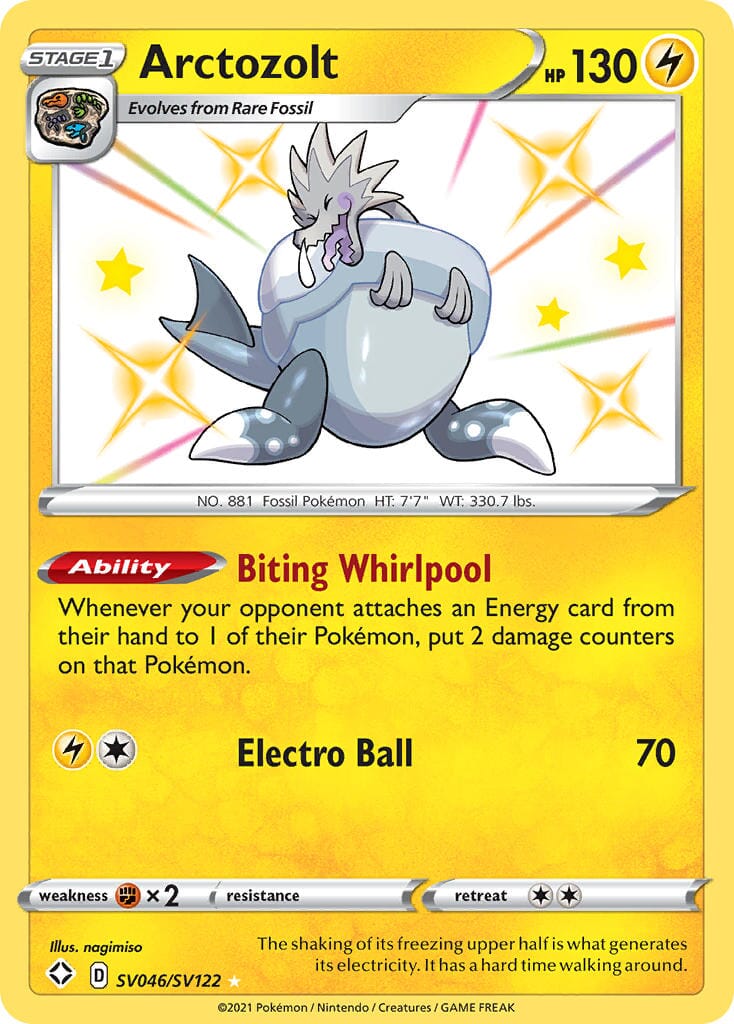 Arctozolt (SV046/SV122) [Sword & Shield: Shining Fates] Pokemon Single Pokémon  | Multizone: Comics And Games