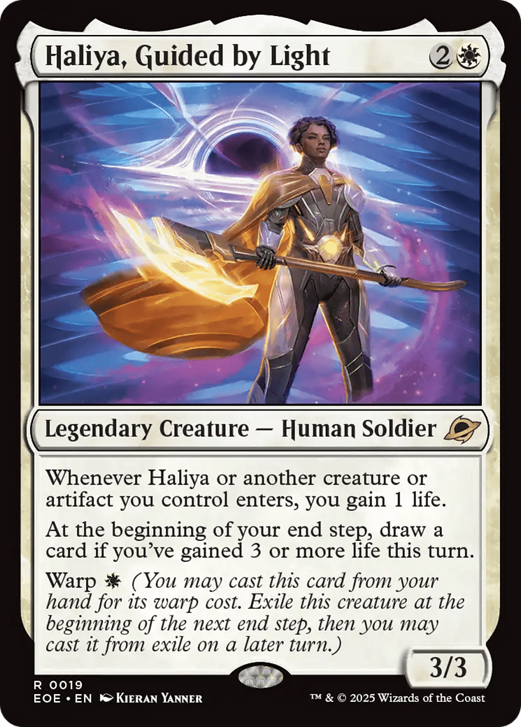 Haliya, Guided by Light [Edge of Eternities] MTG Single Magic: The Gathering  | Multizone: Comics And Games