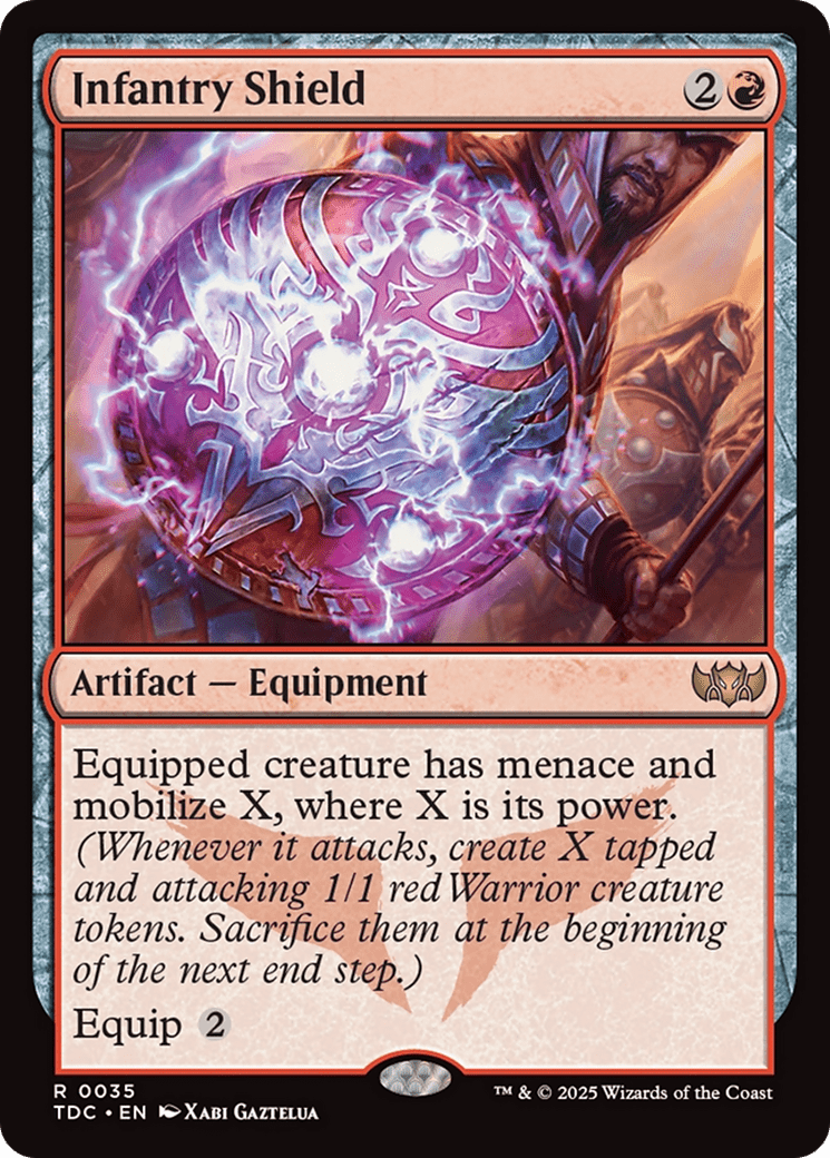 Infantry Shield [Tarkir: Dragonstorm Commander] MTG Single Magic: The Gathering  | Multizone: Comics And Games