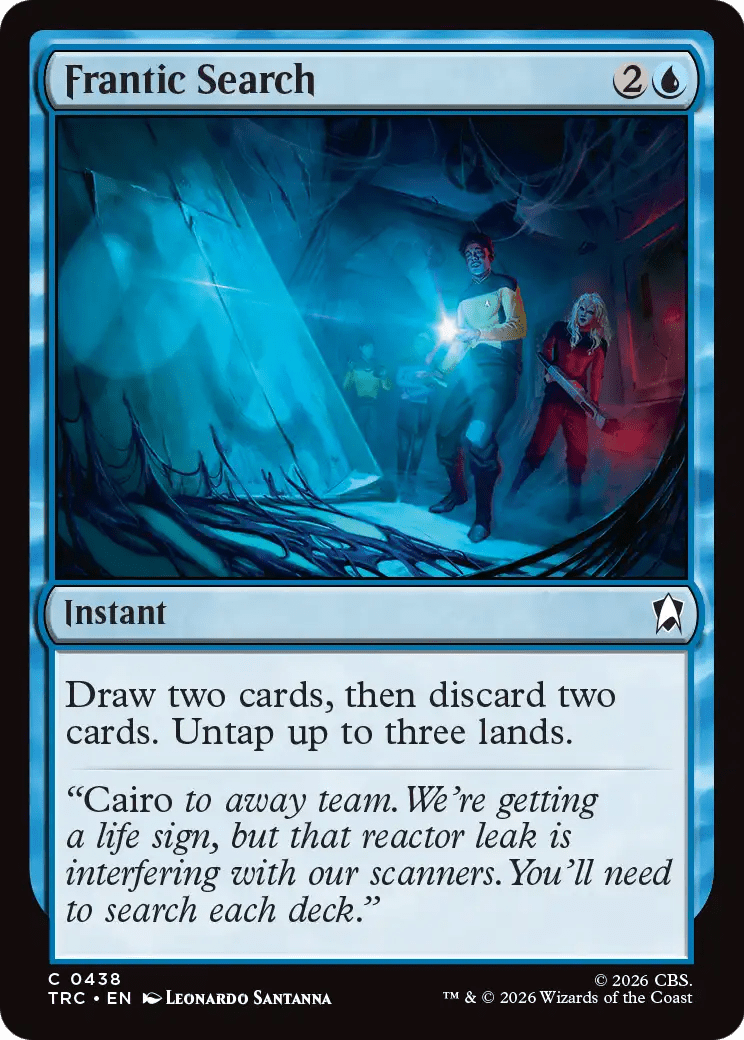 Frantic Search [Star Trek Commander] MTG Single Magic: The Gathering  | Multizone: Comics And Games