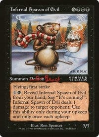 Infernal Spawn of Evil (Oversized) [Oversize Cards] MTG Single Magic: The Gathering  | Multizone: Comics And Games