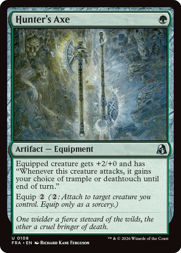 Hunter's Axe [Reality Fracture] MTG Single Magic: The Gathering  | Multizone: Comics And Games