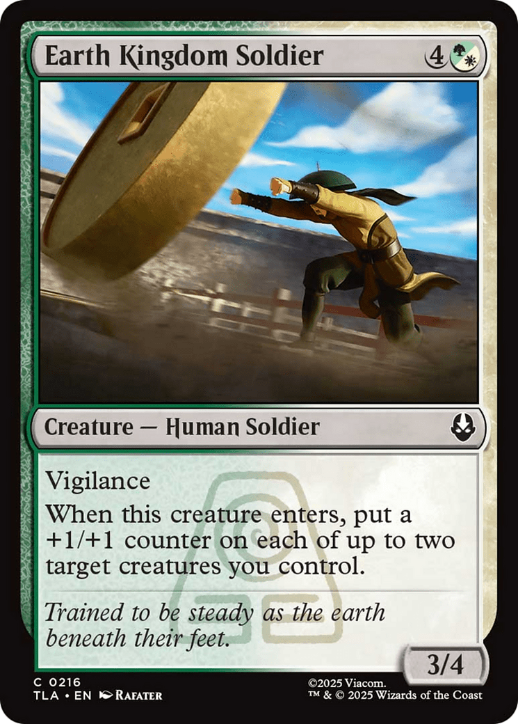 Earth Kingdom Soldier [Avatar: The Last Airbender] MTG Single Magic: The Gathering  | Multizone: Comics And Games