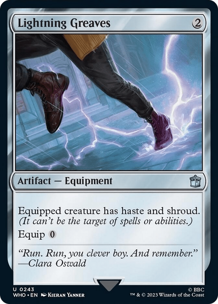 Lightning Greaves [Doctor Who] MTG Single Magic: The Gathering  | Multizone: Comics And Games