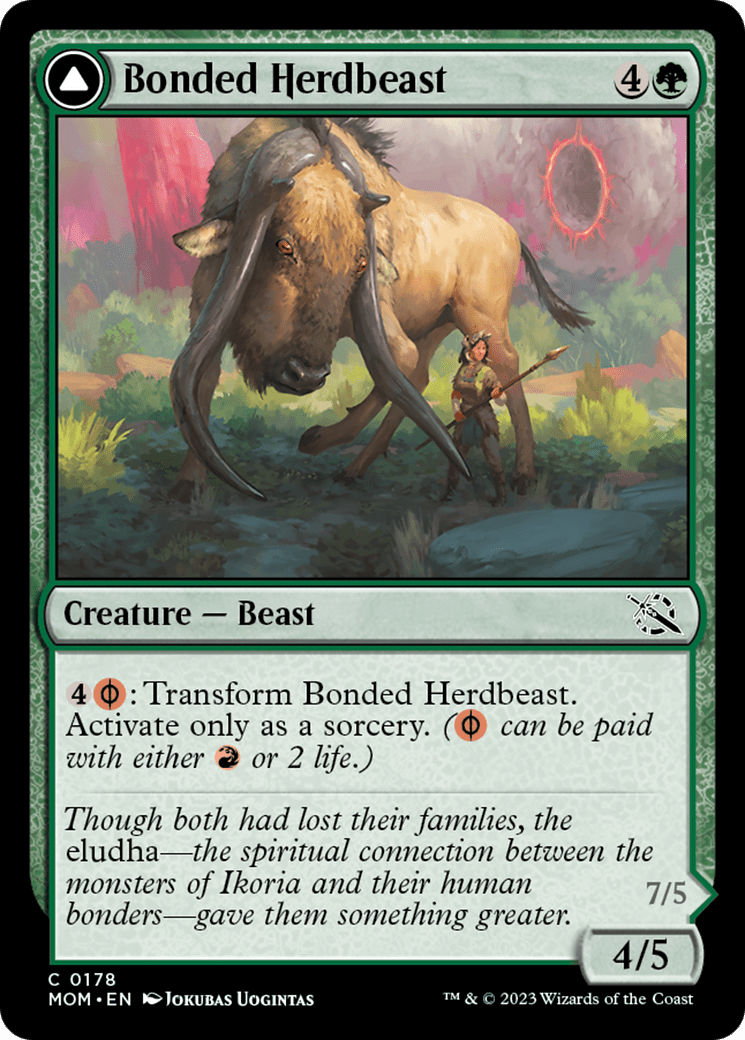 Bonded Herdbeast // Plated Kilnbeast [March of the Machine] MTG Single Magic: The Gathering  | Multizone: Comics And Games