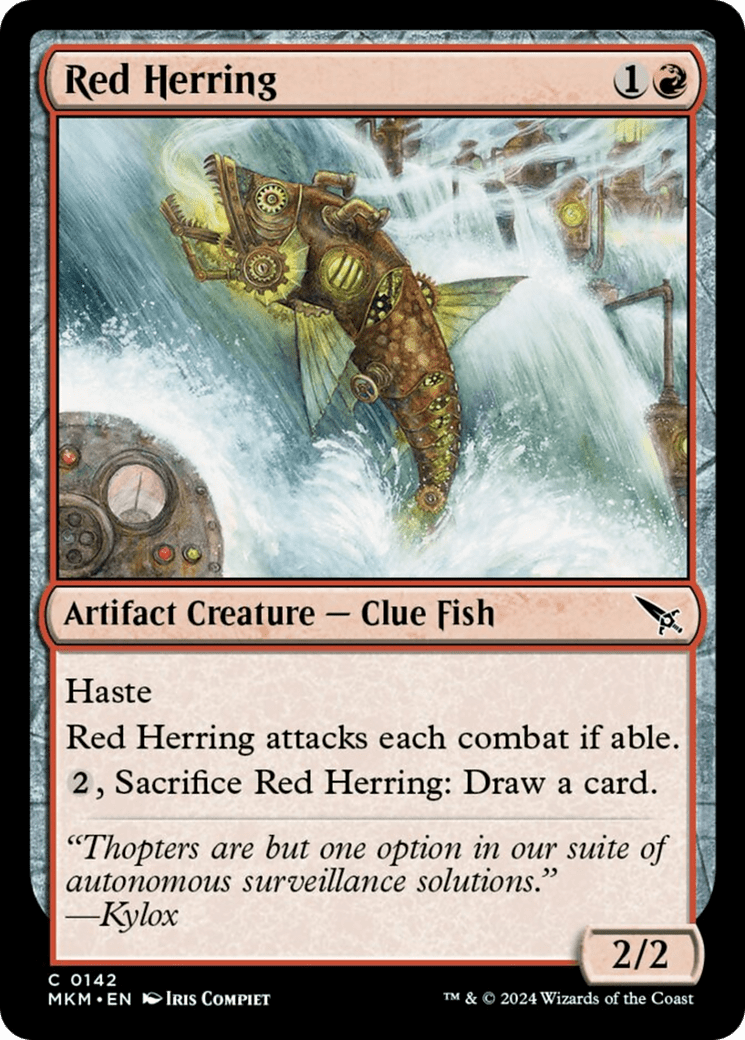 Red Herring [Murders at Karlov Manor] MTG Single Magic: The Gathering  | Multizone: Comics And Games