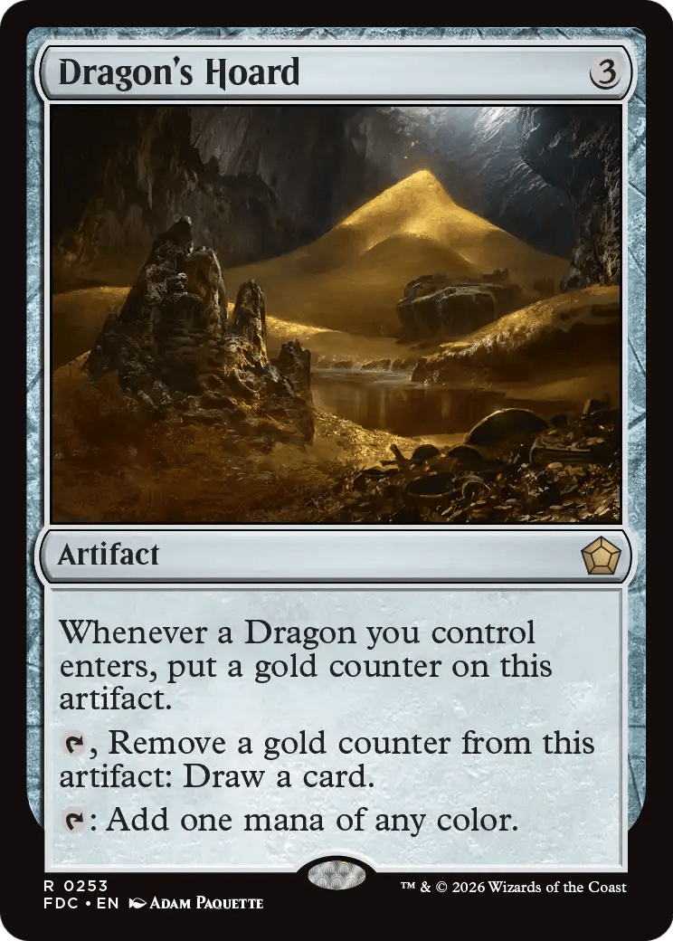 Dragon's Hoard [Foundations Commander] MTG Single Magic: The Gathering  | Multizone: Comics And Games