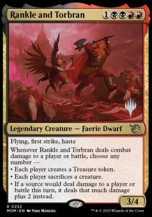 Rankle and Torbran (Promo Pack) [March of the Machine Promos] MTG Single Magic: The Gathering  | Multizone: Comics And Games