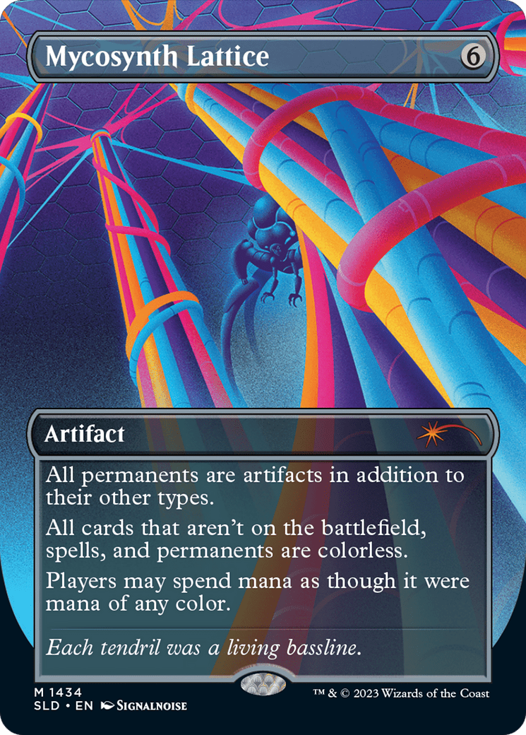 Mycosynth Lattice (Rainbow Foil) [Secret Lair Drop Series] MTG Single Magic: The Gathering  | Multizone: Comics And Games