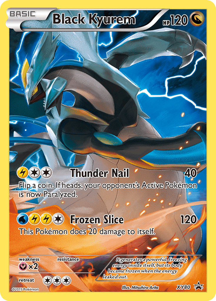 Black Kyurem (XY80) (Full Art Promo) [XY: Black Star Promos] Pokemon Single Pokémon  | Multizone: Comics And Games