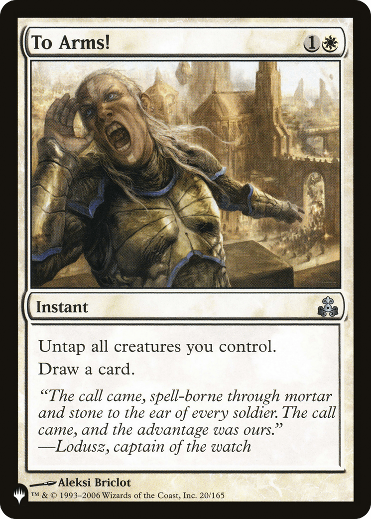 To Arms! [The List] MTG Single Magic: The Gathering  | Multizone: Comics And Games