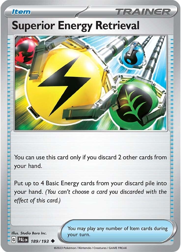 Superior Energy Retrieval (189/193) [Scarlet & Violet: Paldea Evolved] Pokemon Single Pokémon  | Multizone: Comics And Games