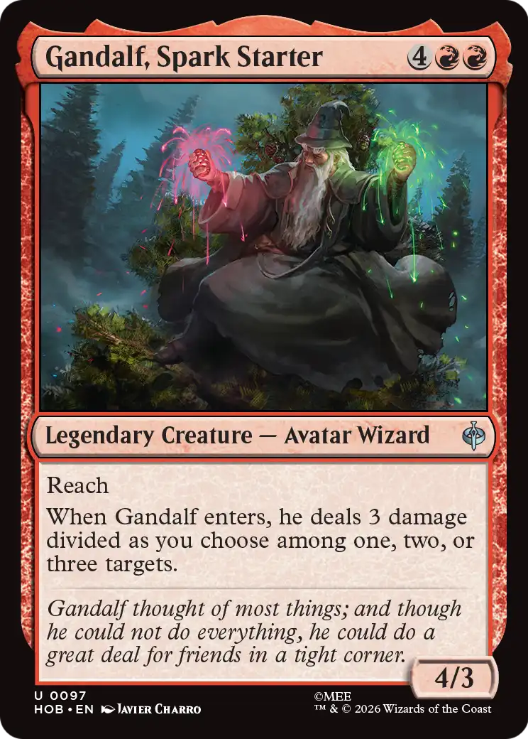 Gandalf, Spark Starter [The Hobbit] | Multizone: Comics And Games