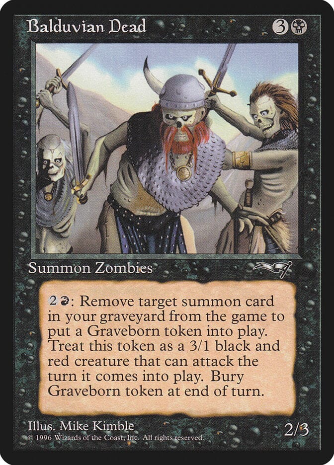 Balduvian Dead [Alliances] MTG Single Magic: The Gathering  | Multizone: Comics And Games