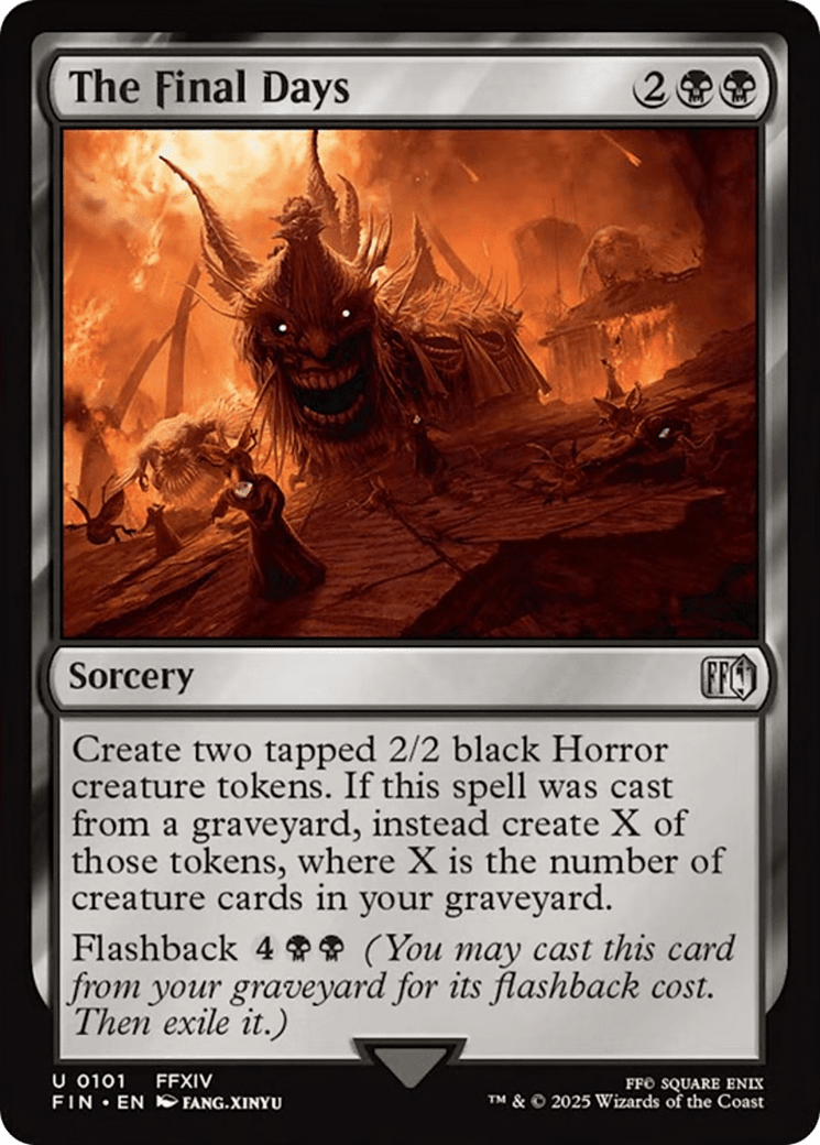 The Final Days [FINAL FANTASY] MTG Single Magic: The Gathering  | Multizone: Comics And Games