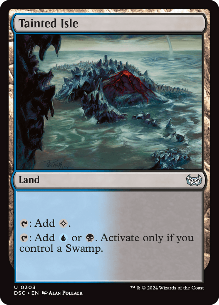 Tainted Isle [Duskmourn: House of Horror Commander] MTG Single Magic: The Gathering  | Multizone: Comics And Games