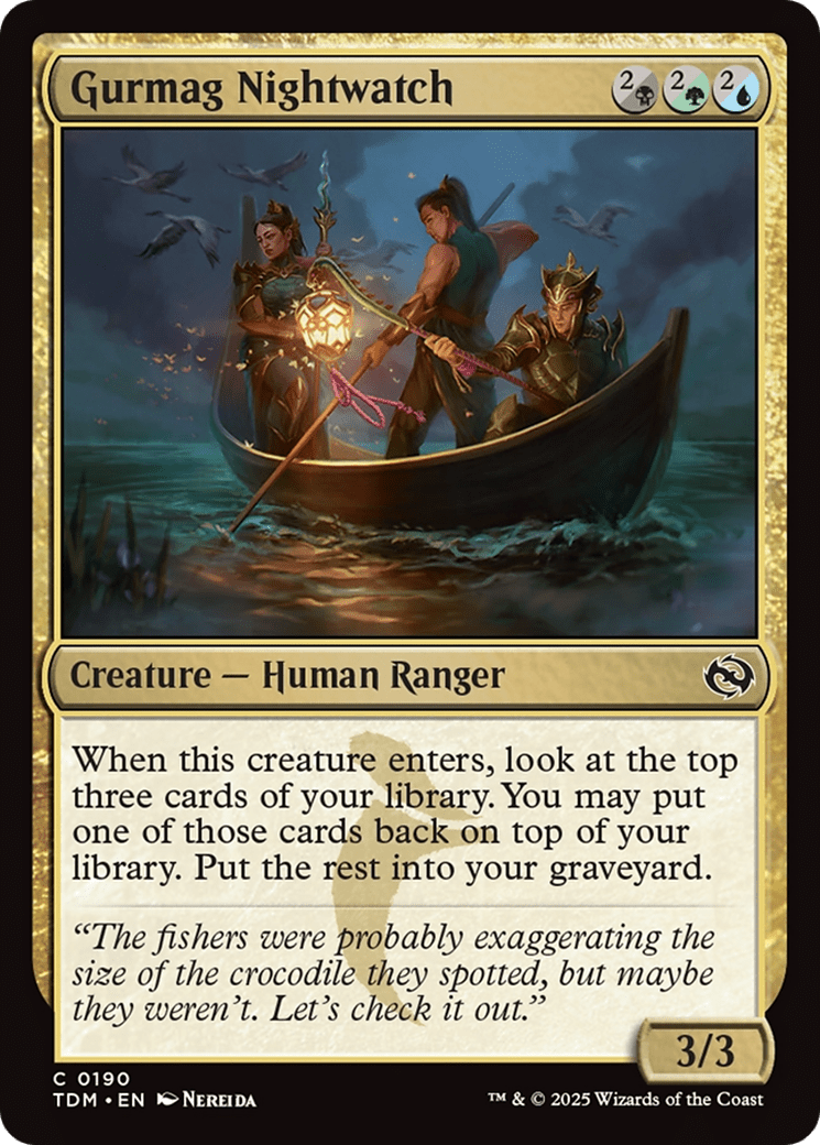 Gurmag Nightwatch [Tarkir: Dragonstorm] MTG Single Magic: The Gathering  | Multizone: Comics And Games