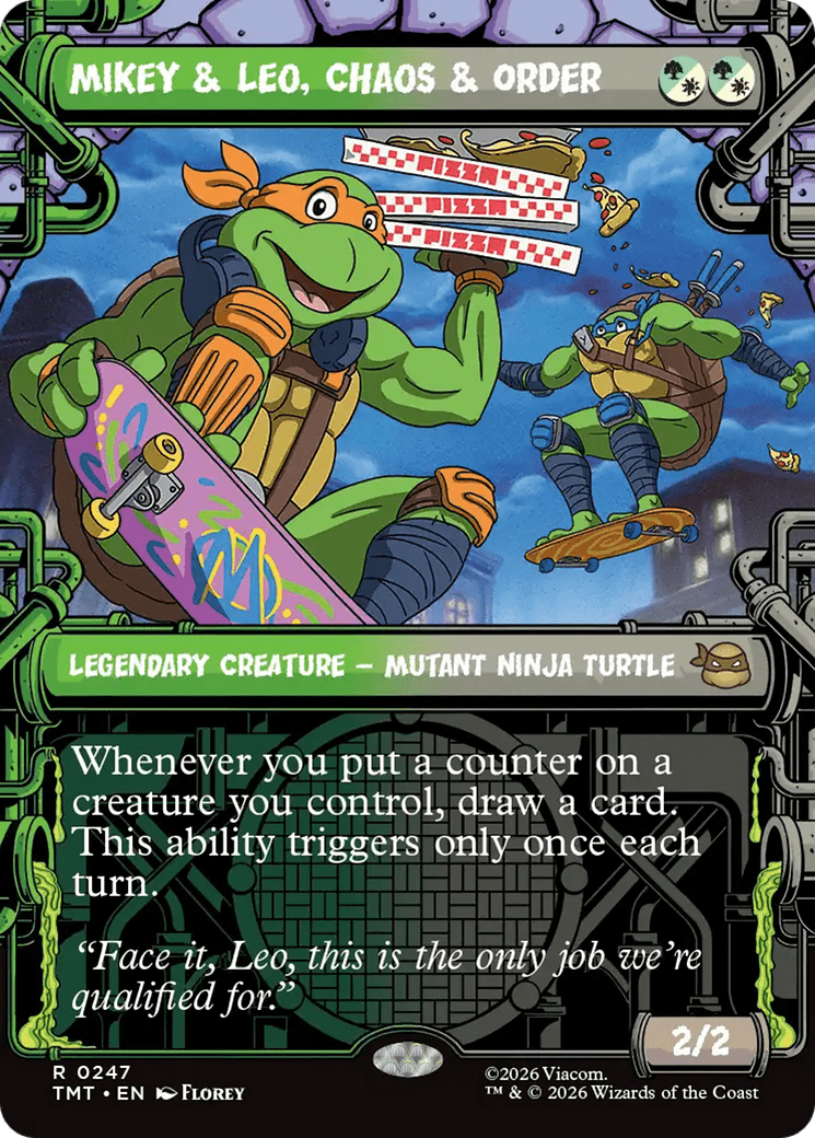 Mikey & Leo, Chaos & Order (Showcase) [Teenage Mutant Ninja Turtles] MTG Single Magic: The Gathering  | Multizone: Comics And Games