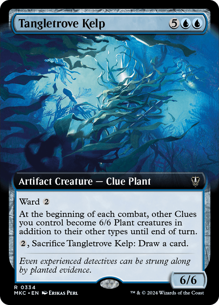 Tangletrove Kelp (Extended Art) [Murders at Karlov Manor Commander] MTG Single Magic: The Gathering  | Multizone: Comics And Games