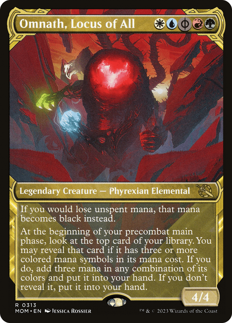 Omnath, Locus of All (Showcase Planar Booster Fun) [March of the Machine] MTG Single Magic: The Gathering  | Multizone: Comics And Games