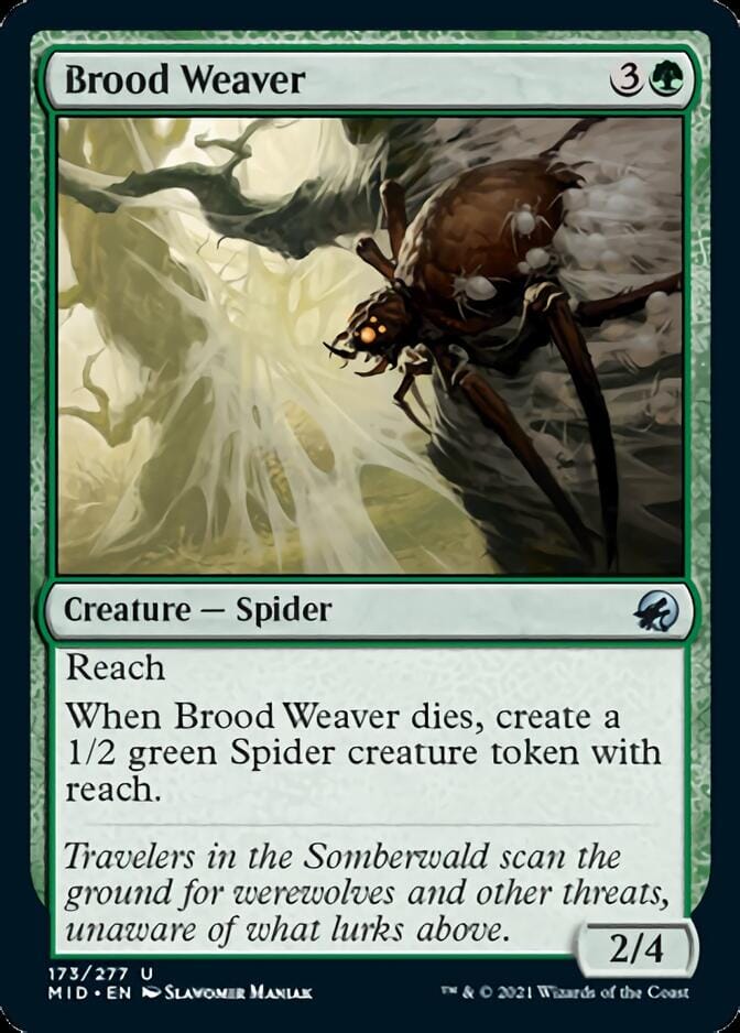 Brood Weaver [Innistrad: Midnight Hunt] MTG Single Magic: The Gathering  | Multizone: Comics And Games