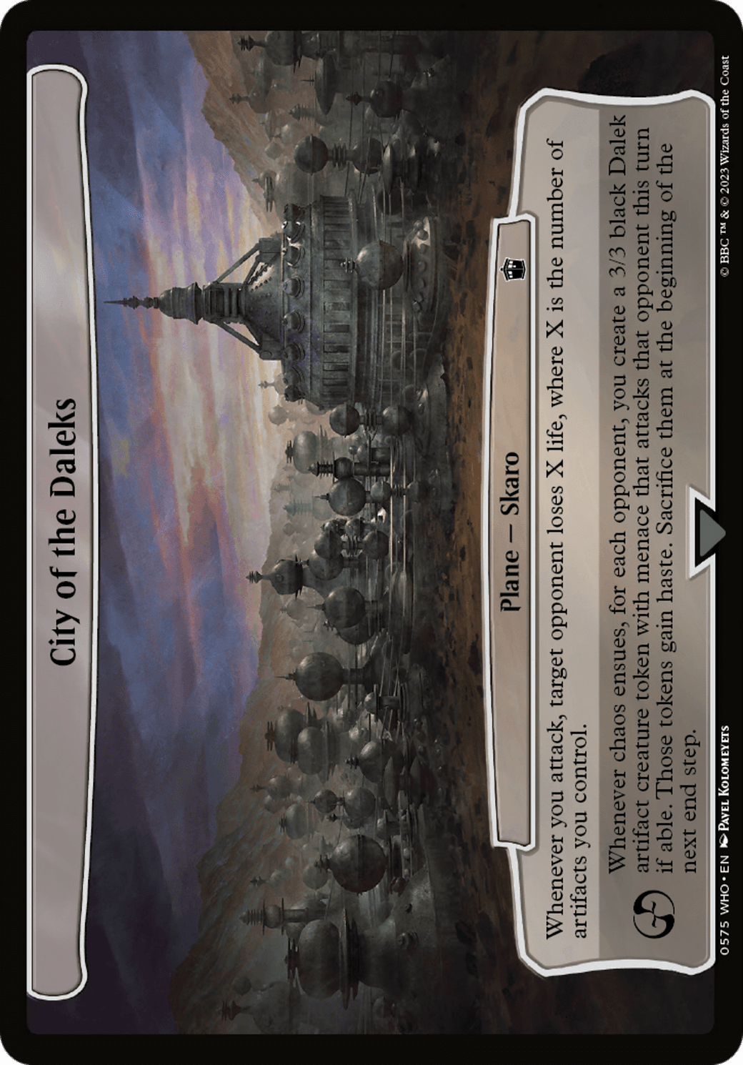 City of the Daleks [Doctor Who] MTG Single Magic: The Gathering  | Multizone: Comics And Games
