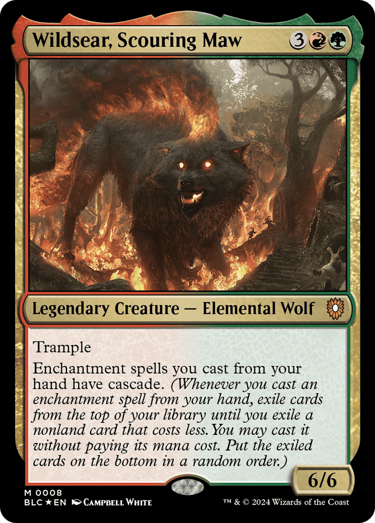 Wildsear, Scouring Maw [Bloomburrow Commander] MTG Single Magic: The Gathering  | Multizone: Comics And Games