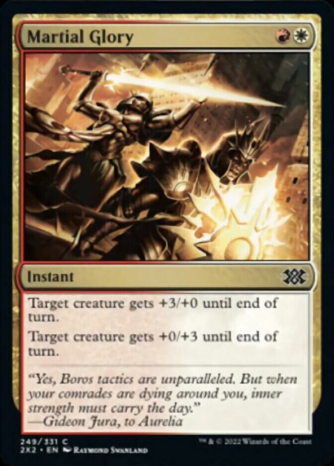 Martial Glory [Double Masters 2022] MTG Single Magic: The Gathering  | Multizone: Comics And Games