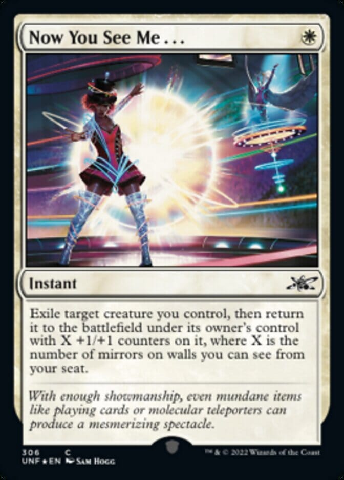 Now You See Me . . . (Galaxy Foil) [Unfinity] MTG Single Magic: The Gathering  | Multizone: Comics And Games