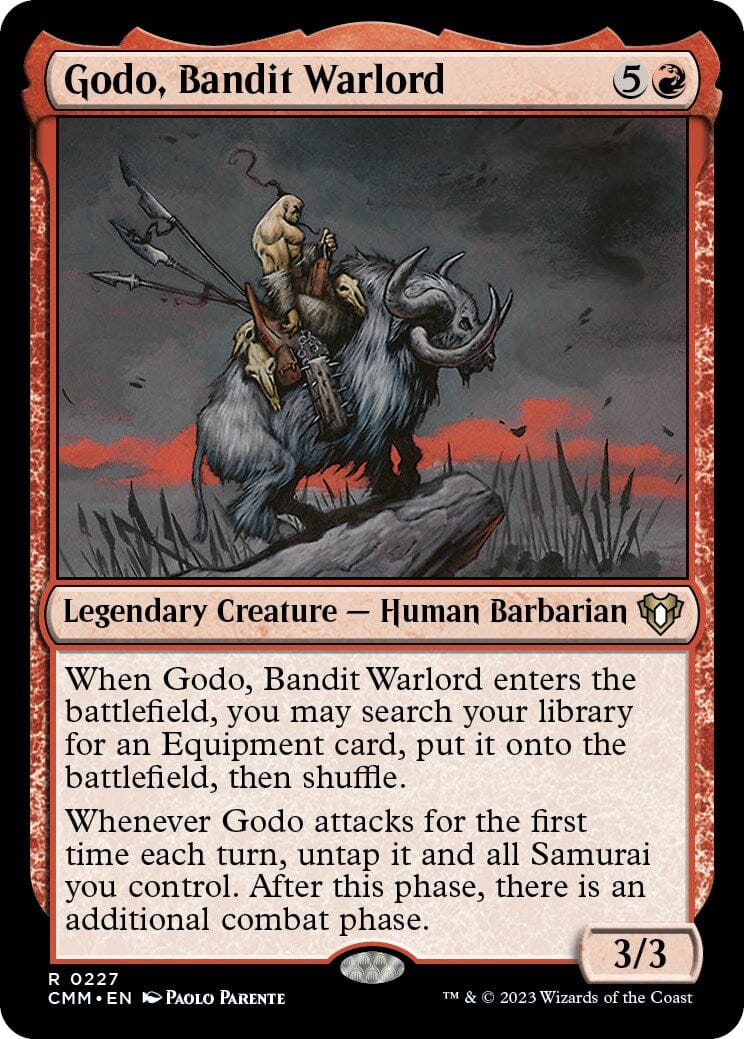Godo, Bandit Warlord [Commander Masters] MTG Single Magic: The Gathering  | Multizone: Comics And Games