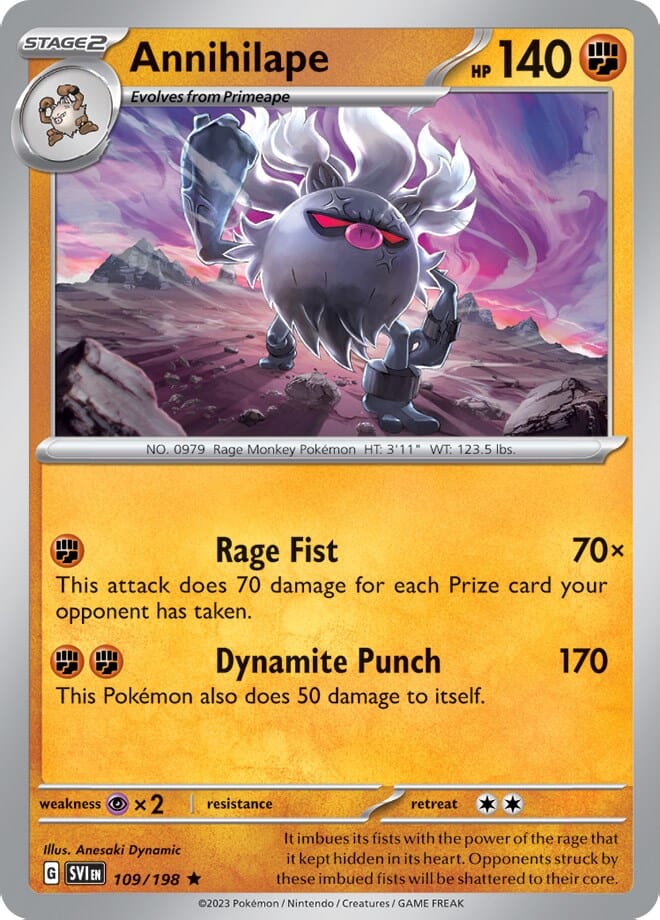 Annihilape (109/198) (Theme Deck Exclusive) [Scarlet & Violet: Base Set] Pokemon Single Pokémon  | Multizone: Comics And Games
